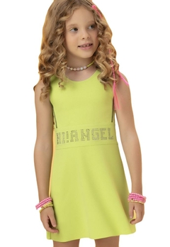 Vestido Slim Verde Neon Hi! Angel