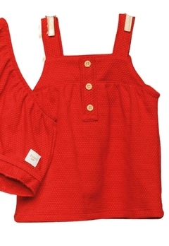 Conjunto Shorts Regata Vermelha Infantil BugBee - comprar online