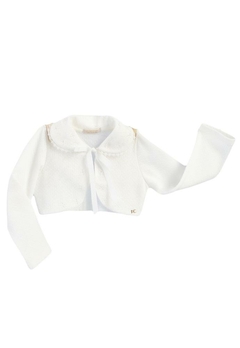 Bolero Bebê Off White Tricot Petit Cherie - comprar online