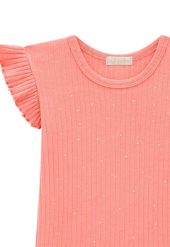 Blusa Regata Infantil Canelada Rosa Infanti - comprar online