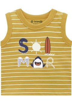 Conjunto Regata Infantil Amarelo Sol Mar Brandili - loja online