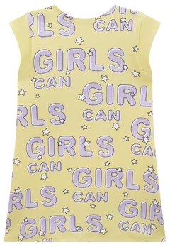 Vestido Infantil Amarelo Girls Kukiê - comprar online
