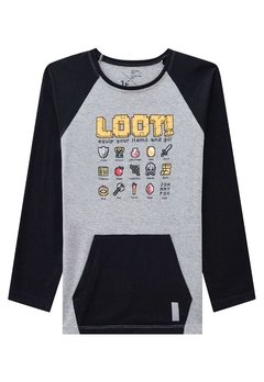 Camiseta ML Loop Items Mescla Johnny Fox
