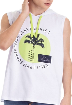 Camiseta Machão Capuz Infantil Branco TMX - comprar online
