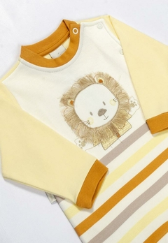 Macacão Longo Bebê Menino Amarelo Anjos Baby - comprar online