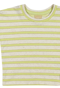 Blusa MC Listrada Verde Colorittá - comprar online
