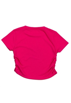 Cropped Rosa Pink Canelada Infantil Collie - comprar online