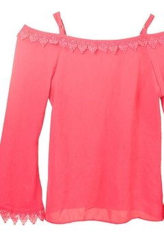 Blusa Infantil ML Ciganinha Rosa Vic&Vicky - comprar online