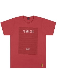 Camiseta Infantil Fearless Vermelho Elian