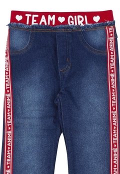 Calça Team Girl Jeans Animê - comprar online