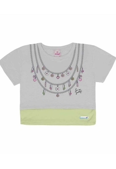Blusa Infantil Estampado Mescla Abrange - comprar online