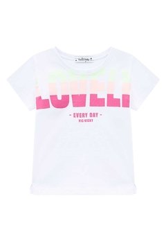 Blusa Infantil Lovely Branca Vic&Vicky