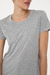 Remera Azucena Gris Melange - TheCream