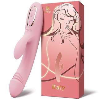 Vibrador de Ponto G e Clitóris - Katy - Kisstoy