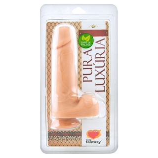 PRÓTESE VIBRADOR EXTERNO COM ESCROTO 17,5 X 4CM SEXY FANTASY