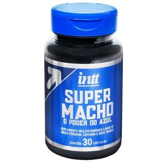 SUPER MACHO O PODER DO AZUL 30 CÁPSULAS INTT