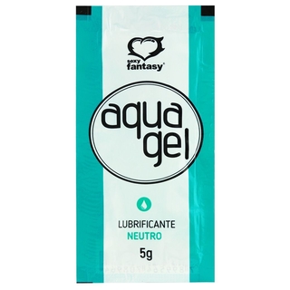 Sachê Aqua Gel Lubrificante Neutro 5G Sexy Fantasy