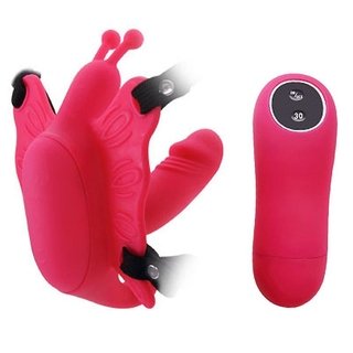 Cinta Borboleta Ultra Passionate Soft Touch + Controle sem Fio - Pretty Love 30 Vibrações