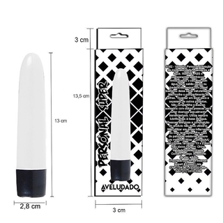 Vibrador Clássico Personal de 13 cm - Aveludado - Sex Shop jundiai