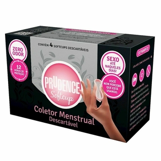Softcup Coletor Menstrual 04 Unidades Prudence