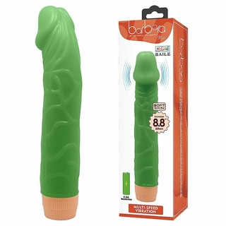 Prótese Realístico com Vibro em Silicone - Verde - Pretty Love