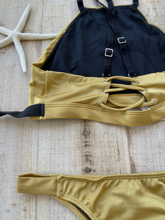 Bikini Kim oro y negro - comprar online