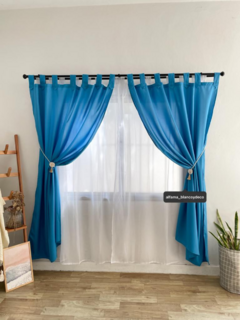 CORTINAS DE AMBIENTE TROPICAL MECÁNICO | TURQUESA en internet