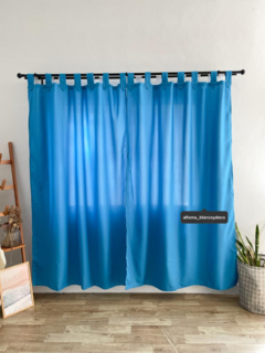 CORTINAS DE AMBIENTE TROPICAL MECÁNICO | TURQUESA