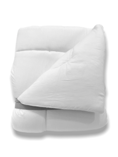 Acolchado doble faz KING | Blanco - Blanco - comprar online