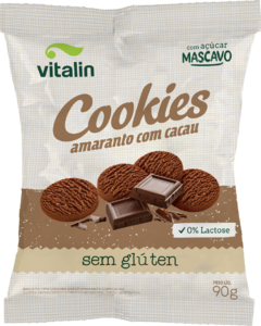 Cookies Amaranto com Cacau Vitalin 90g