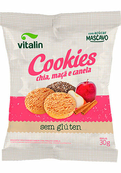 Cookies Chia com Maçã e Canela Vitalin 30g - comprar online