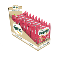 Display 12un - Happies Bittes Frutas Coco Cranberry Vitalin 25G