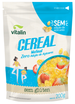 Cereal Matinal Zero Adição De Açúcares Vitalin 200G