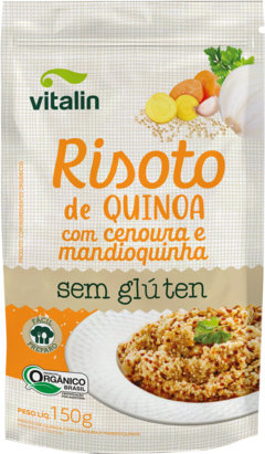 Risoto de Quinoa, Cenoura e Mandioquinha Orgânica Vitalin 150g