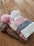 GORRO CHENILLE RAYADO CON PON PON (ED22108) en internet