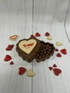 Corazón de Chocolate con Almendras