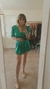 Vestido Perla verde - comprar online