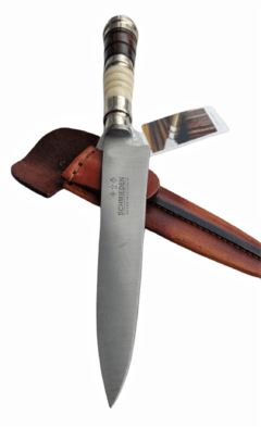 Cuchillo Schmieden Fino Madera Y Alpaca Acero Aleman Cuc825 en internet