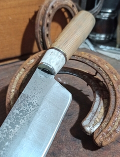 Imagen de Cuchillo Disco Arado Artesanal 20 Cm Bien Afilado Con Asta