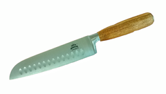 Cuchillo De Cocina Santoku Mango De Madera 1950