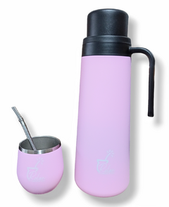 Set De Termo Mate Y Bombilla Pico Cebador 1l Rolan Termico - tienda online