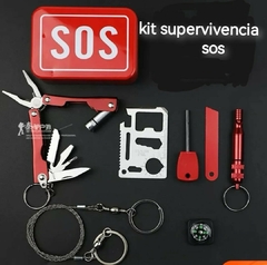 Kit Supervivencia Emergencia En Caja Metalica 7 En 1 Tactica en internet