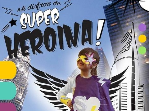 CREA TU DISFRAZ DE SUPERHEROINA