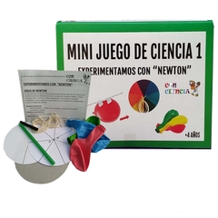 MINI JUEGO DE CIENCIAS 1 - Kit "Experimentamos con Newton"