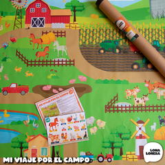 LONA DE JUEGO "MI VIAJE POR EL CAMPO"