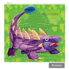 DINOSAURIOS - ROMPECABEZAS X 3 - IMAGINATE DIDACTICOS