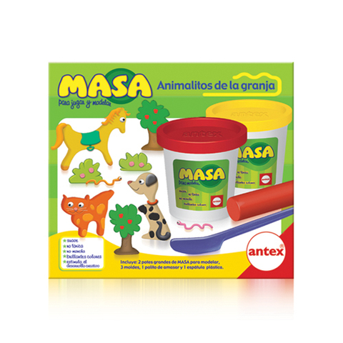 SET DE MASA PARA JUGAR Y MODELAR- ANIMALES