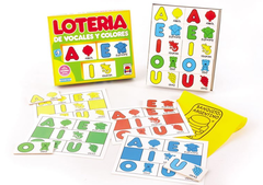 LOTERIA DE VOCALES Y COLORES - comprar online