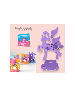 UNICORNIO 3D PARA ARMAR - comprar online