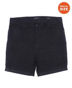 BERMUDA RELAXED BLACK BIG SIZES 22` (01620C2)